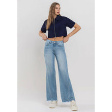 Load image into Gallery viewer, High Rise A-Line Wide Leg Jean
